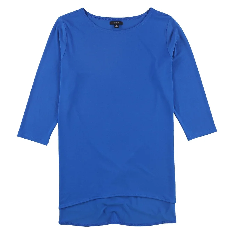 Alfani Womens Solid Tunic Blouse, Blue, X-Small Dynamic Women's Moto