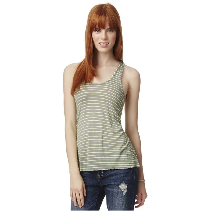 Aeropostale Womens Sheer Striped Tank Top Sustainable Organic