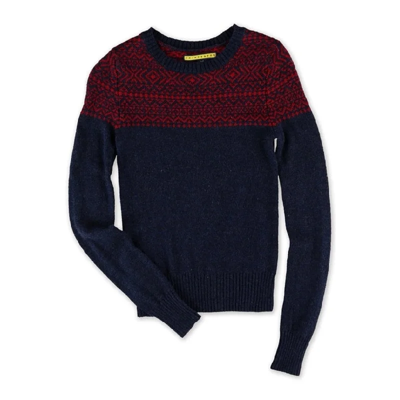 Aeropostale Womens Colorblock Knit Sweater Unique Women's Upcycled