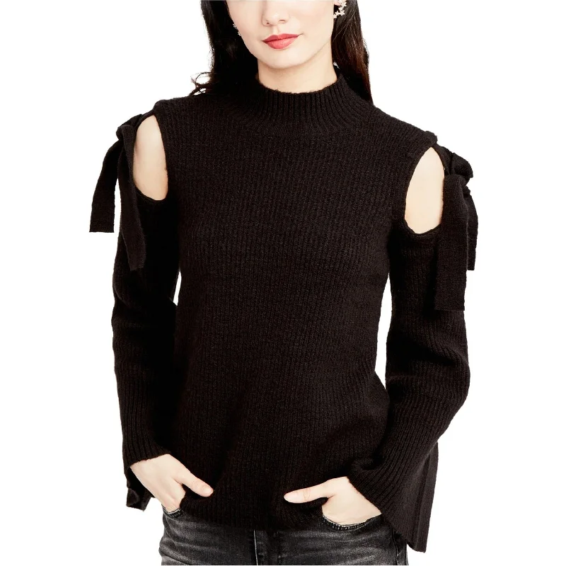 Rachel Roy Womens Cold Shoulder Knit Sweater Sophisticated Women's Tailored