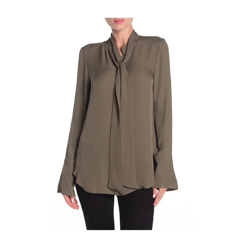 Joie Womens Nadal Button Up Shirt, Green, Medium Practical Women's Multi - 
