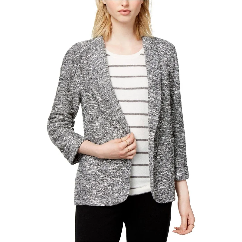 Maison Jules Womens Knit Cardigan Sweater Geometric