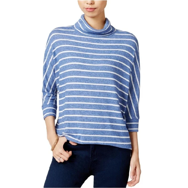 Maison Jules Womens Striped Pullover Sweater Classic Women's Tweed