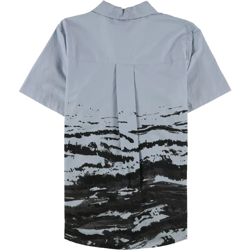 Alfani Womens Abstract Button Up Shirt Bold Women's Animal Print