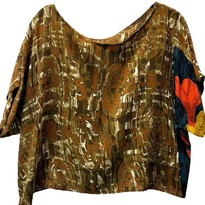 PRC2112 Sykes Avatar Pure Silk Boxy Top Feminine Women's Soft 