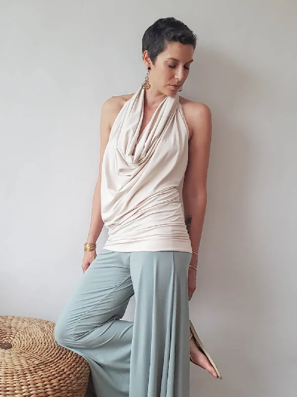 Convertible Wing Shrug Tunic Sleek Women's Metallic