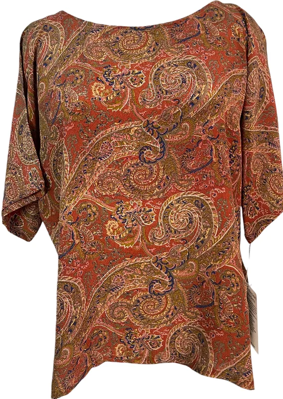 PRC5806 Avatar Pure Silk Side Slit Top Refined Women's Classic 