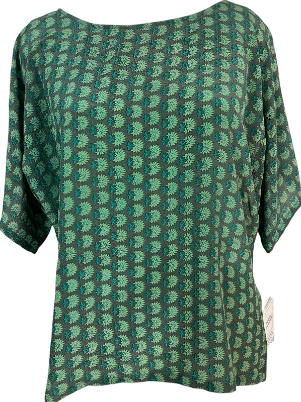 PRC5810 Avatar Pure Silk Side Slit Top Minimalist Women's Casual