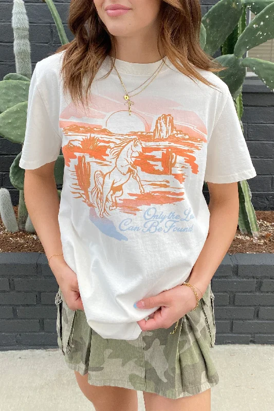 Only The Lost Boyfriend Fit Graphic Tee Refined Women's 