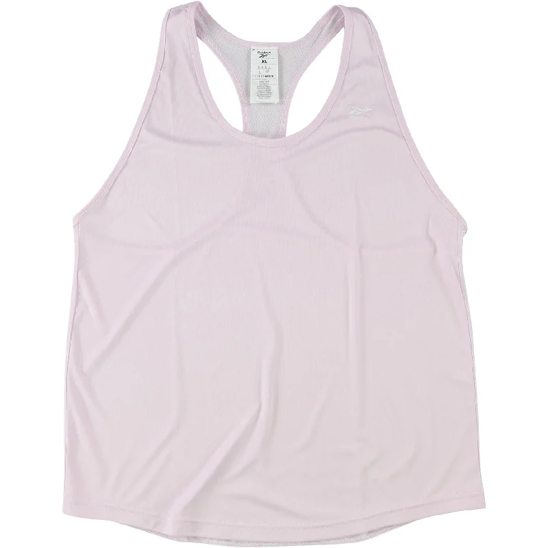 Reebok Womens Speedwick Running Racerback Tank Top, Pink, X-Large garde