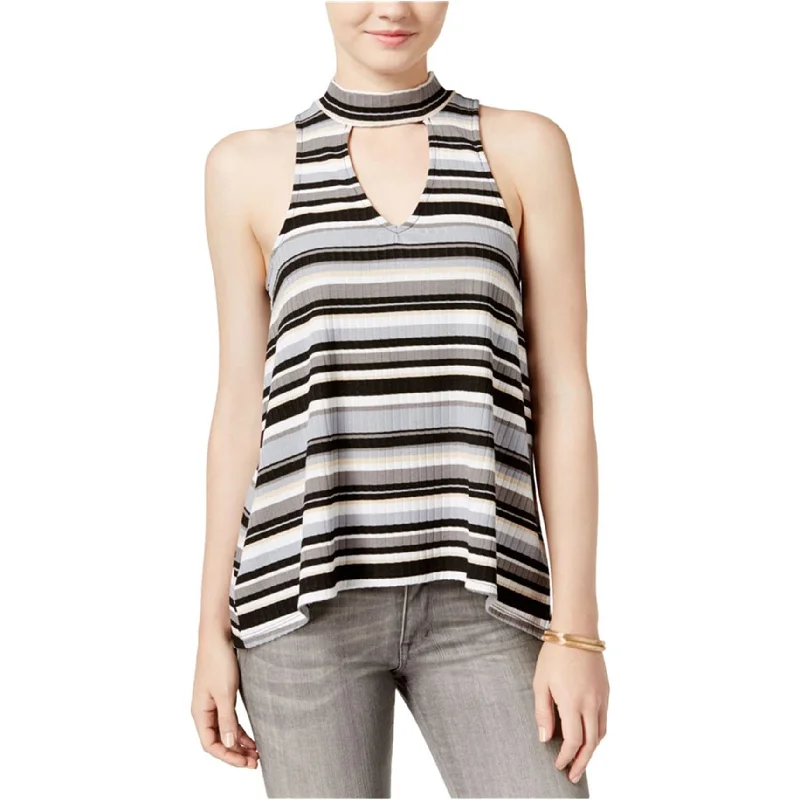 Almost Famous Womens Printed Hi-Lo Tank Top Sleek Women's 