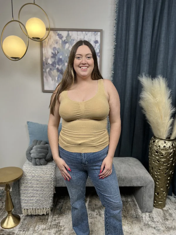 Shape Up Women's Cami Tank Top Shape Wear Earthy Women's Hemp - based