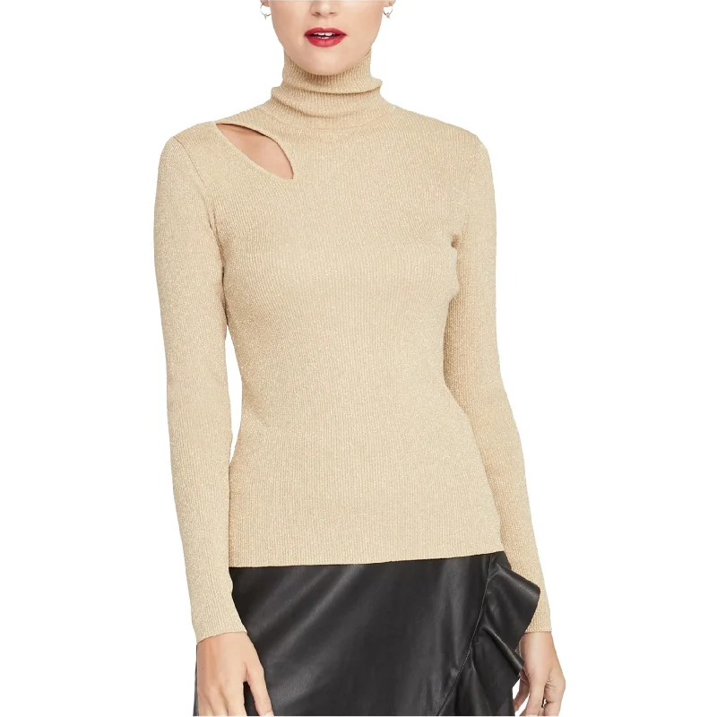 Rachel Roy Womens Cutout Pullover Sweater, Metallic, X-Small Elegant Women's Formal 