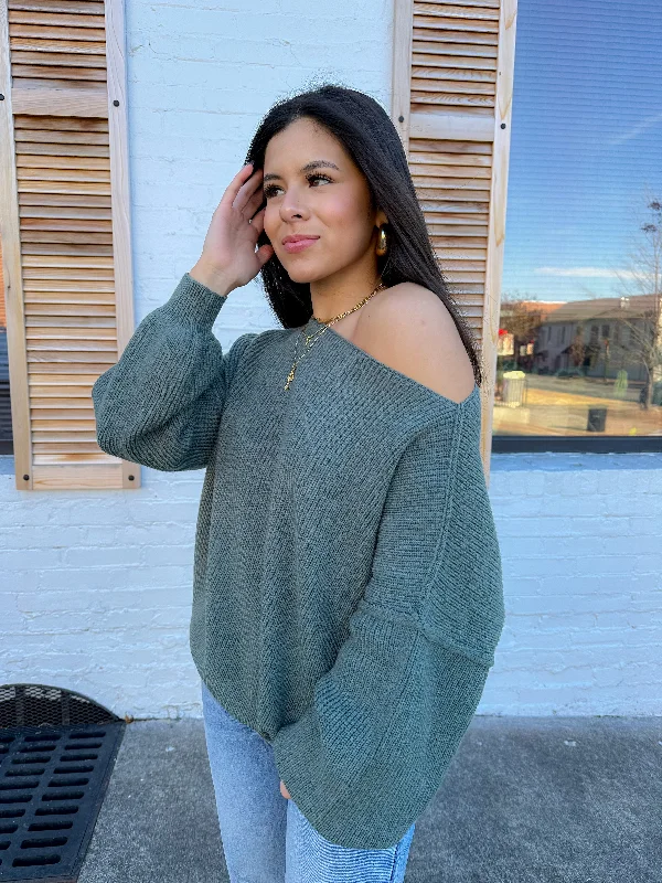 Basil Slouchy Sweater Luxurious Women's High -  end