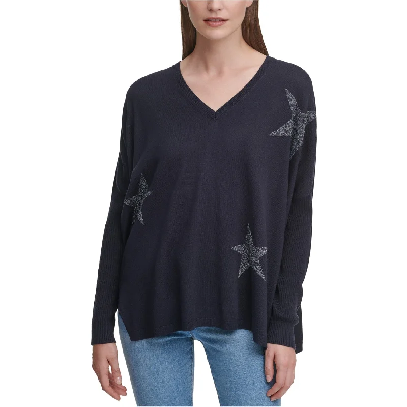 Dkny Womens Stars Pullover Sweater Minimalist Women's Casual