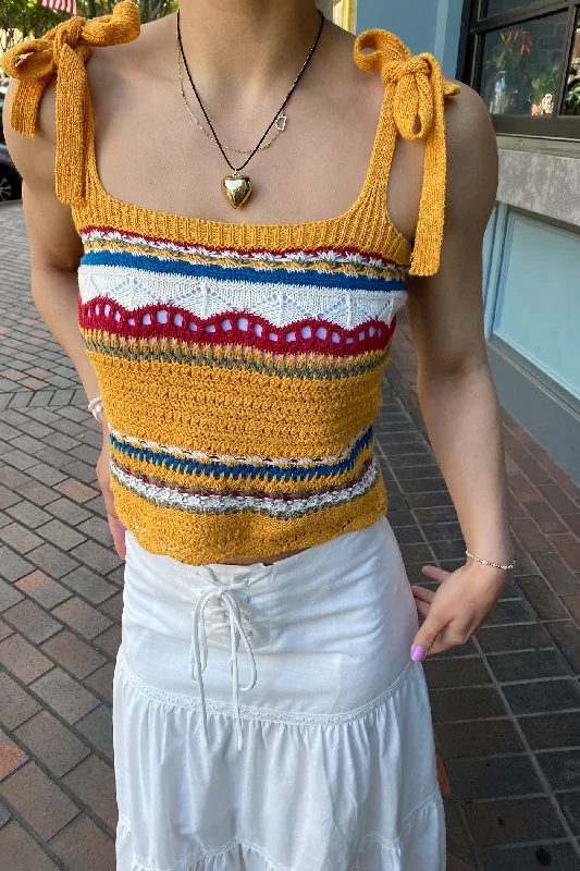 Multi Crochet Cami Top Practical Women's Multi - 