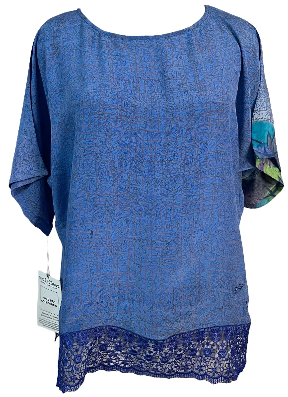 PRC6198 Avatar Pure Silk Side Slit Top Cool Women's Skate