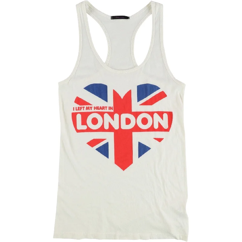 Dirty Violet Womens I Left My Heart In London Tank Top Trendy Women's Oversized