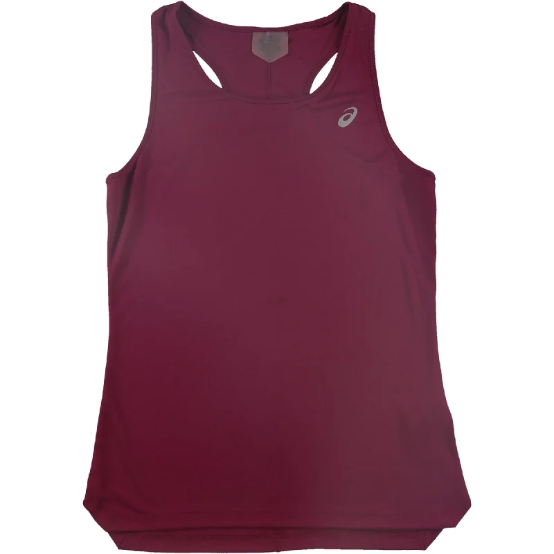 ASICS Womens Solid Tank Top, Purple, X-Small Streetwear Style for 