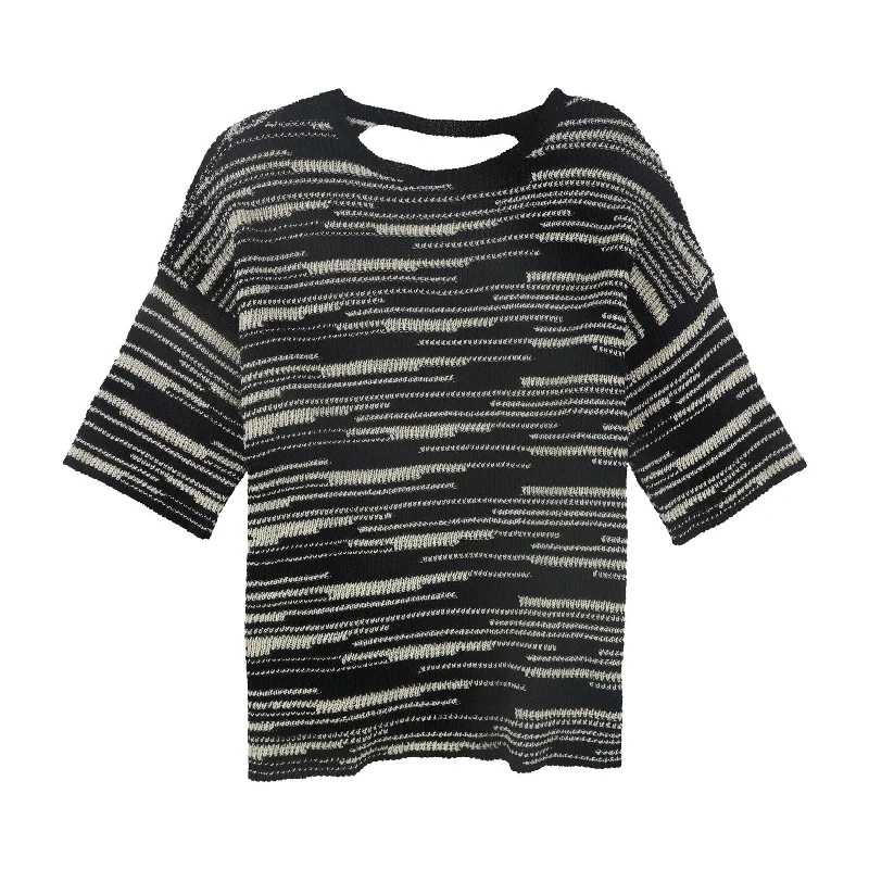 Eileen Fisher Womens Organic Printed Pullover Sweater, Black, X-Small Stylish Women's Tropical Eileen Fisher Womens Organic Printed Pullover Sweater, Black, X-Small Stylish Women's Tropical