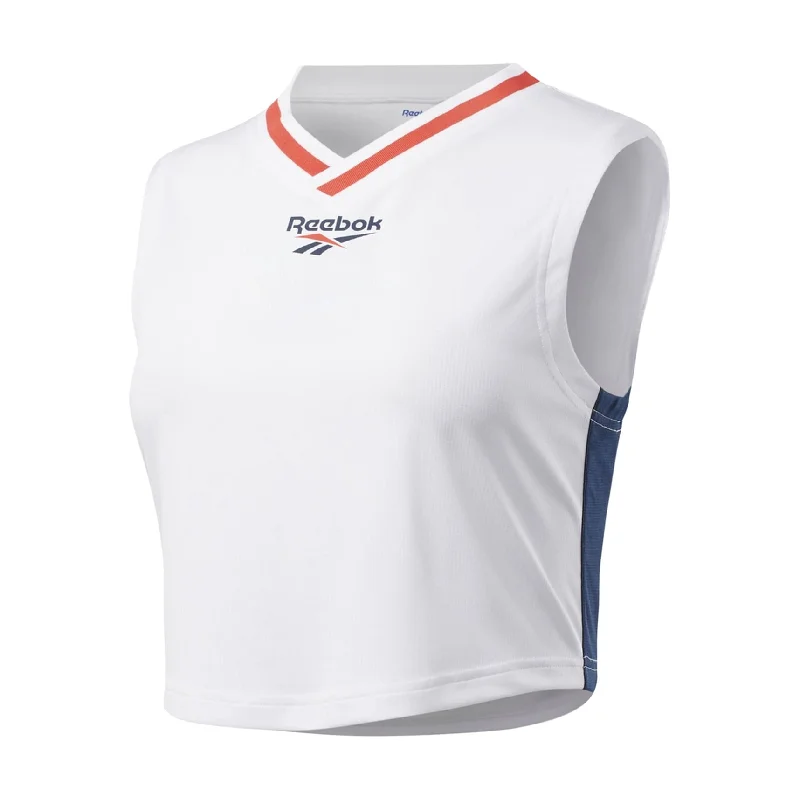 Reebok Womens Team Tank Top, White, Large Earthy Women's Hemp - based