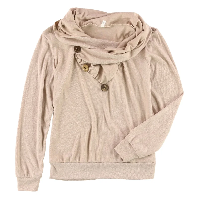 Tags Weekly Womens Shawl Collar Pullover Sweater, Beige, Small Youthful Women's Anime - inspired Tags Weekly Womens Shawl Collar Pullover Sweater, Beige, Small Youthful Women's Anime - inspired