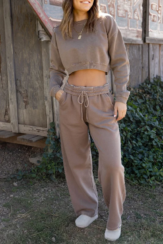 Basic Crop Sweatshirt Modern Women's Tech