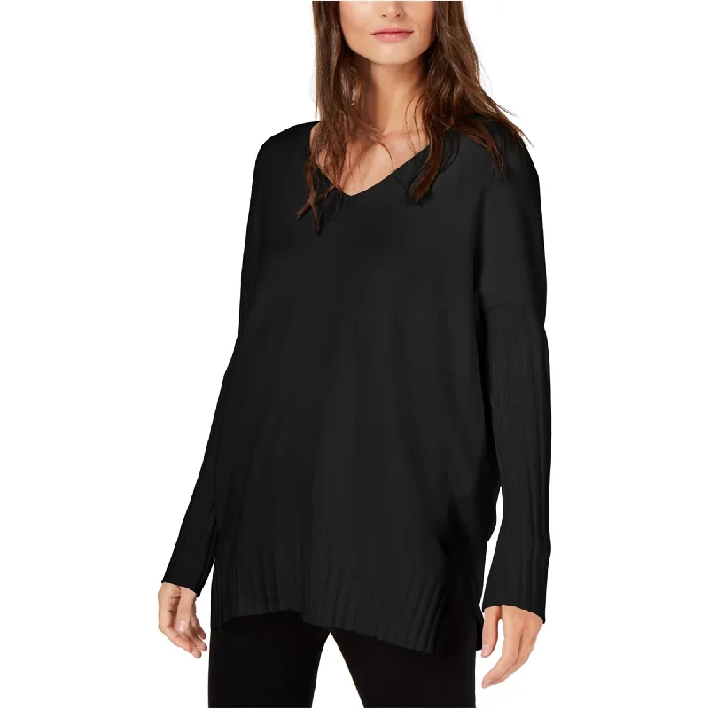 French Connection Womens Ribbed Sleeve Pullover Sweater, Black, X-Small Sharp Women's Italian French Connection Womens Ribbed Sleeve Pullover Sweater, Black, X-Small Sharp Women's Italian