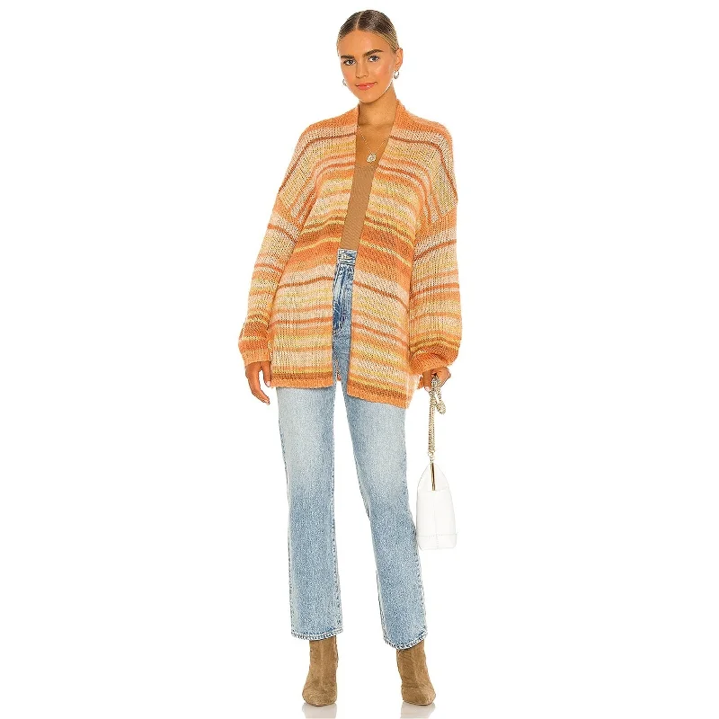 Society Amuse Womens Striped Cardigan Sweater, Multicoloured, Small Tough Women's Military - inspired Society Amuse Womens Striped Cardigan Sweater, Multicoloured, Small Tough Women's Military - inspired