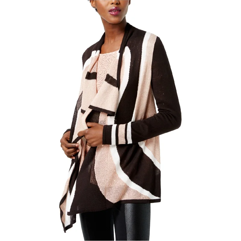 I-N-C Womens Colorblocked Cardigan Sweater, Black, X-Small Artistic Women's Hand - painted I-N-C Womens Colorblocked Cardigan Sweater, Black, X-Small Artistic Women's Hand - painted