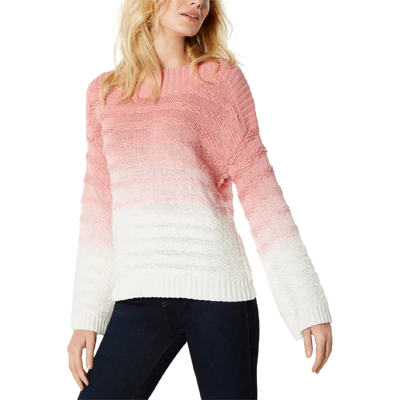I-N-C Womens Cable Knit Pullover Sweater Bold Women's Statement