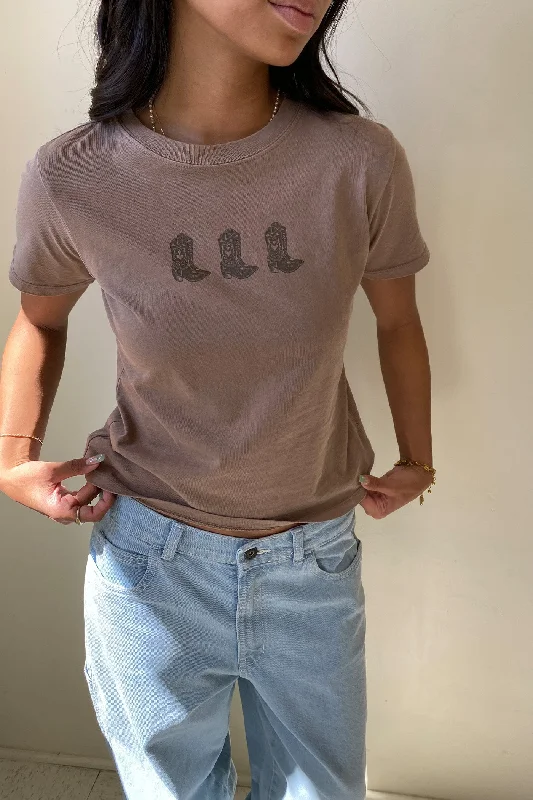 Cowboy Boots Graphic Tee Gym