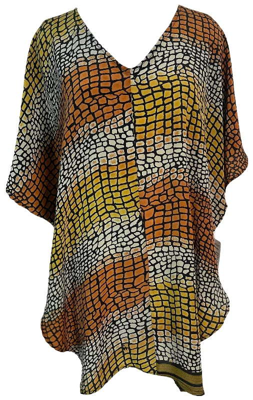 PRC6241 Avatar Pure Silk Waterfall Top Hip Women's Urban