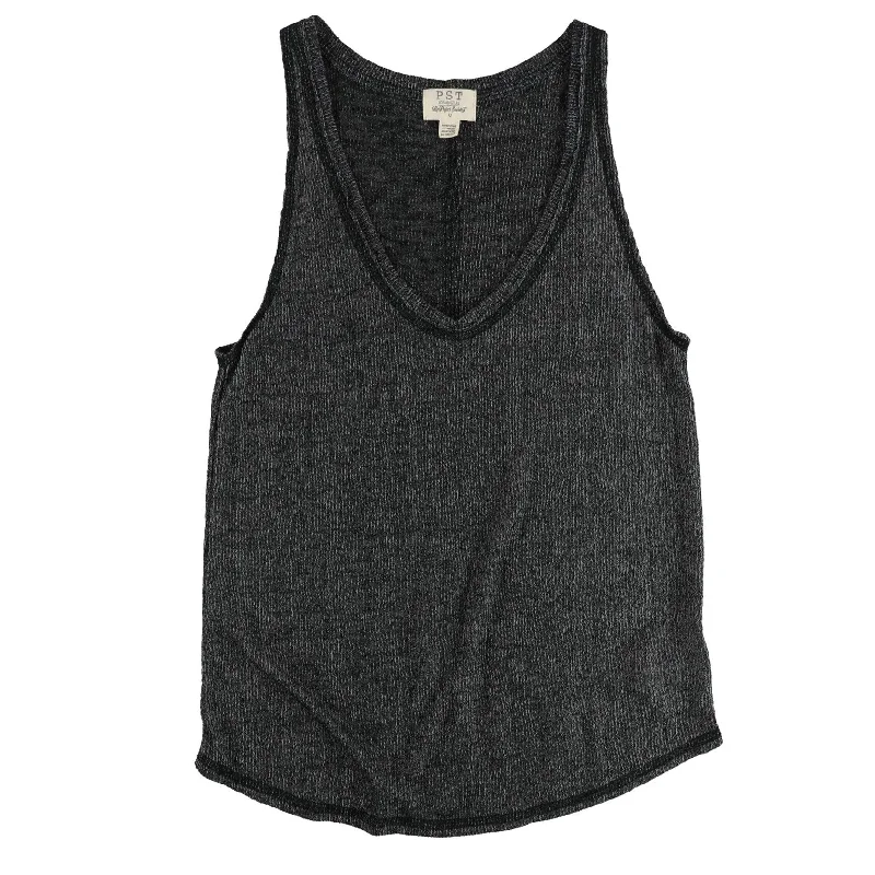 Project Social T Womens Burnout Tank Top, Black, Medium Minimalist Women's Casual