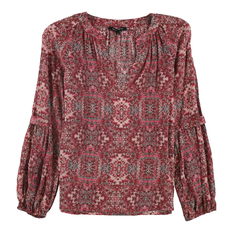 Nanette Lepore Womens Hideout Peasant Blouse Adventure