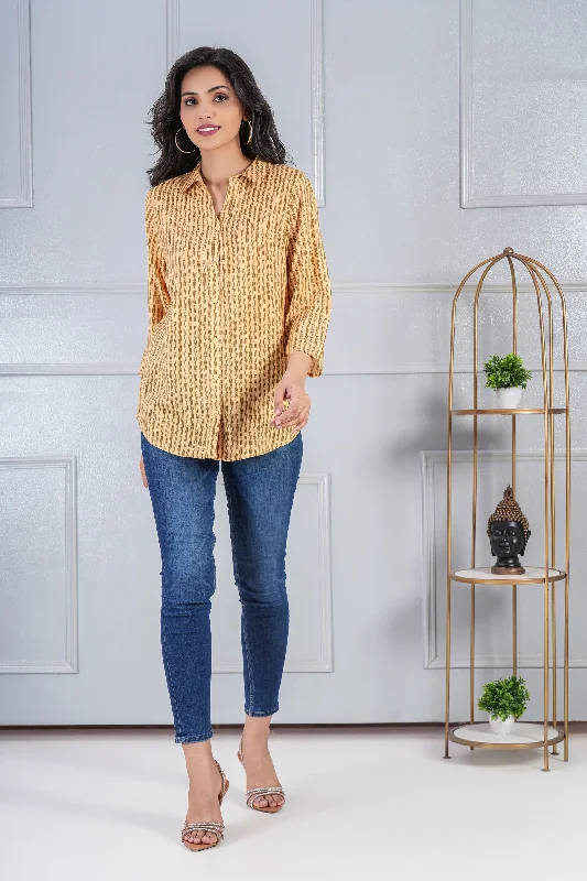 Sapphire Shirt Stylish Women's Tropical 