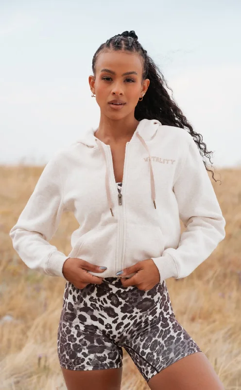 Vitality Cozy Women's Zip - Oat Marl Refined Women's Classic 