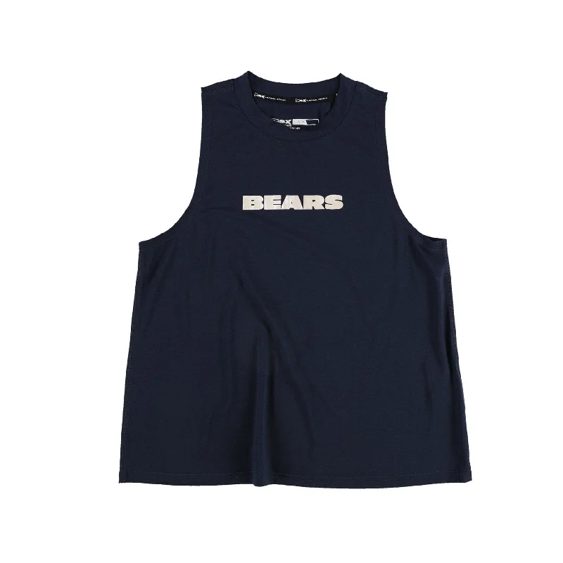 G-III Sports Womens Chicago Bears Tank Top, Blue, Small Disco