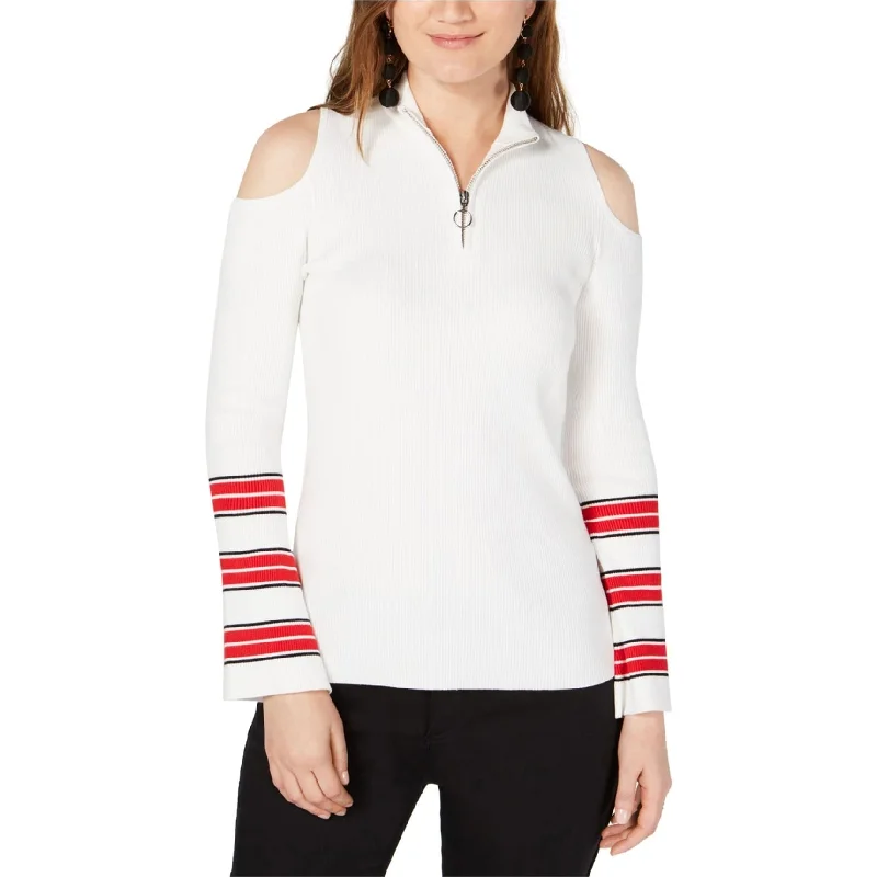 I-N-C Womens Cold Shoulder Pullover Sweater Minimalist Women's Casual