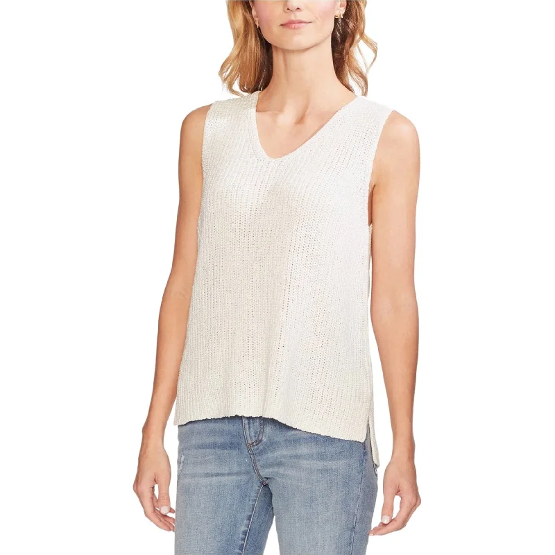 Vince Camuto Womens Shiny Pullover Sweater Sleek Women's Metallic