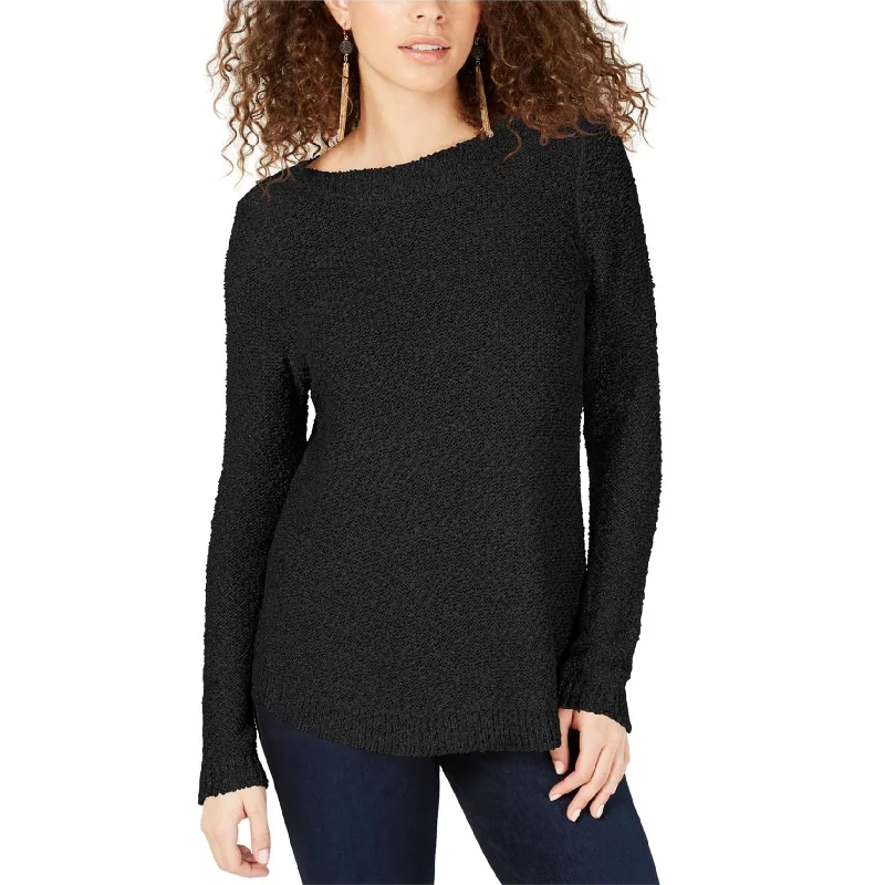 I-N-C Womens Shimmer Knit Sweater Laid - back Women's Vibe