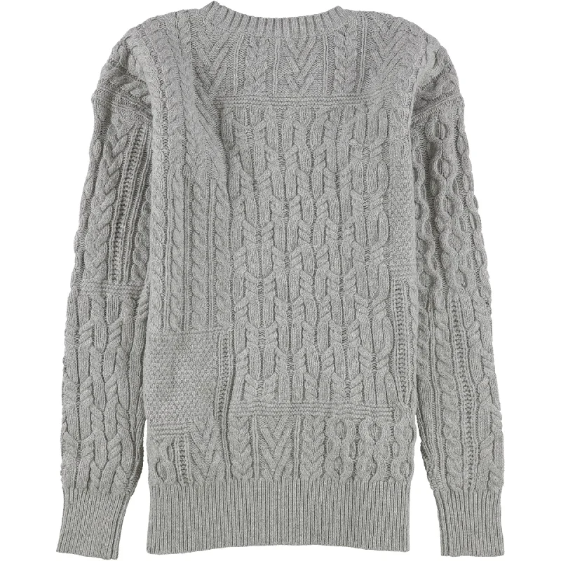 Ralph Lauren Womens Cable Knit Sweater, Grey, X-Small Bohemian Women's Free