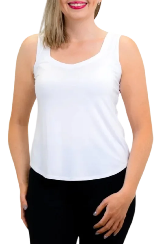 Snow White Bamboo Ritzy Tank Vacation