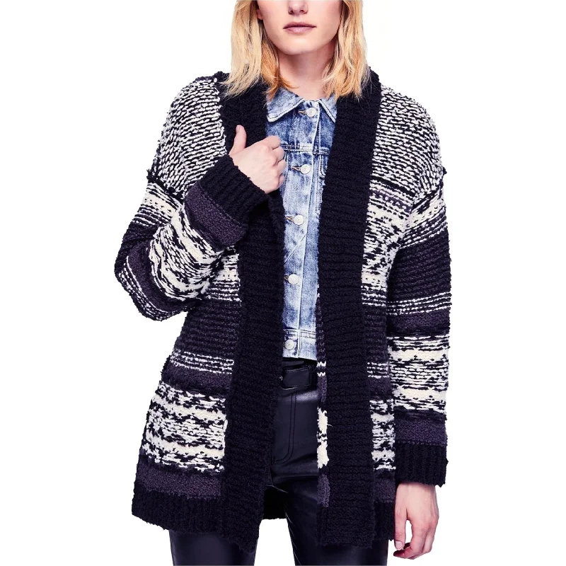 Free People Womens Cozy Cabin Cardigan Sweater Cozy Women's Sherpa - lined