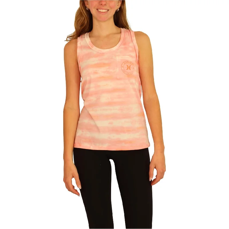 Hurley Womens Pocket Racerback Tank Top Tough Women's Military - inspired
