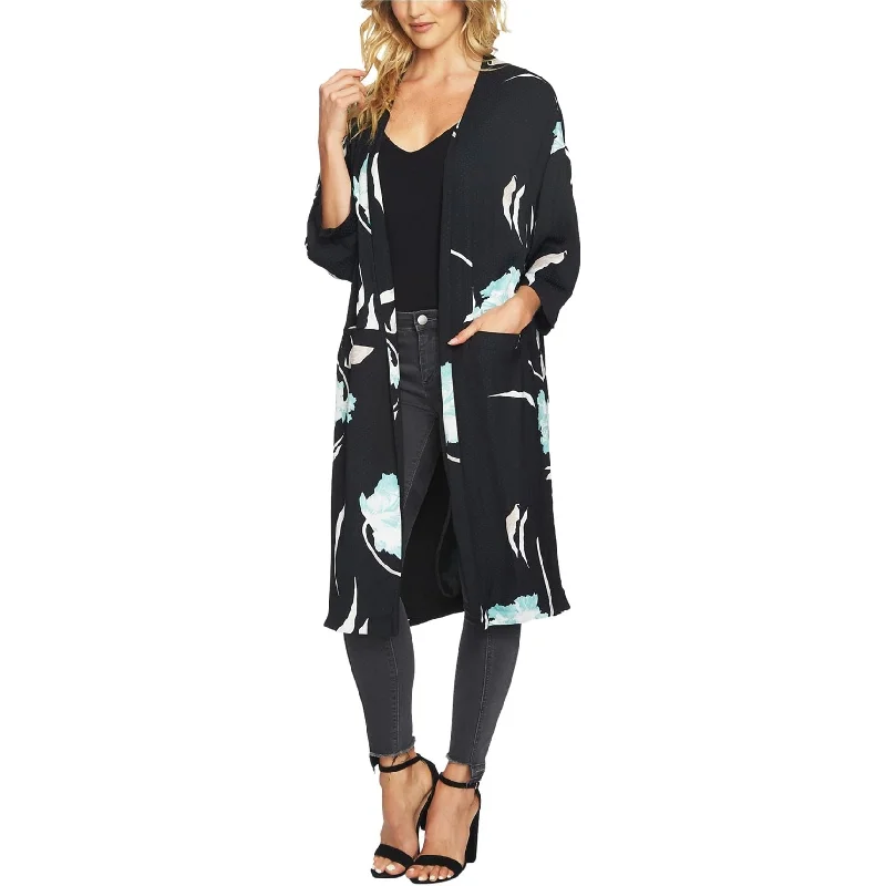 1.State Womens Printed Cardigan Sweater Hip Women's Urban