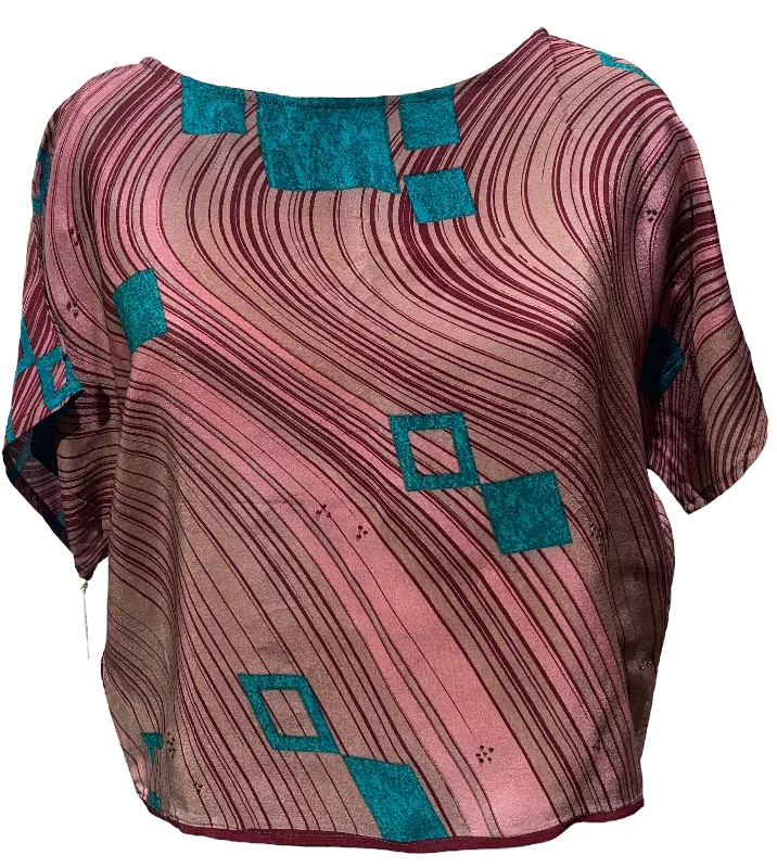 PRC4180 Avatar Pure Silk Boxy Top French