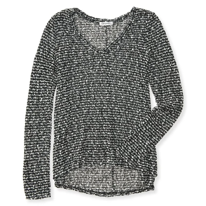 Aeropostale Womens Sheer Textured Pullover Sweater Vintage Women's 1970S 