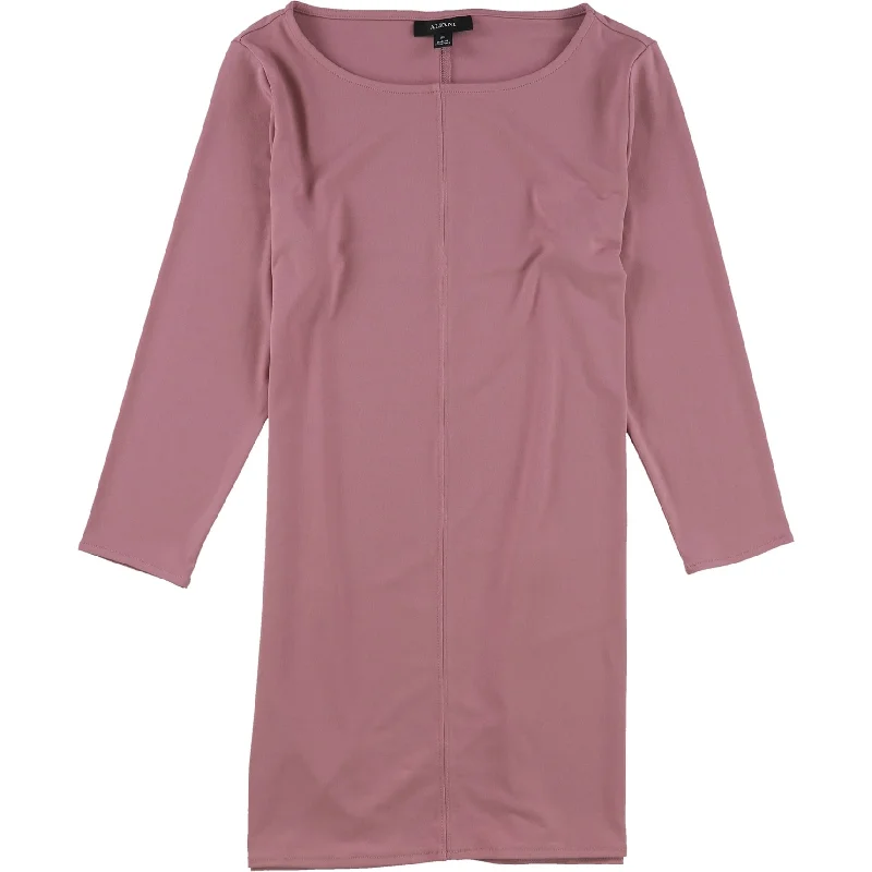 Alfani Womens Solid 3/4-Sleeve Tunic Blouse Refined Women's Velvet