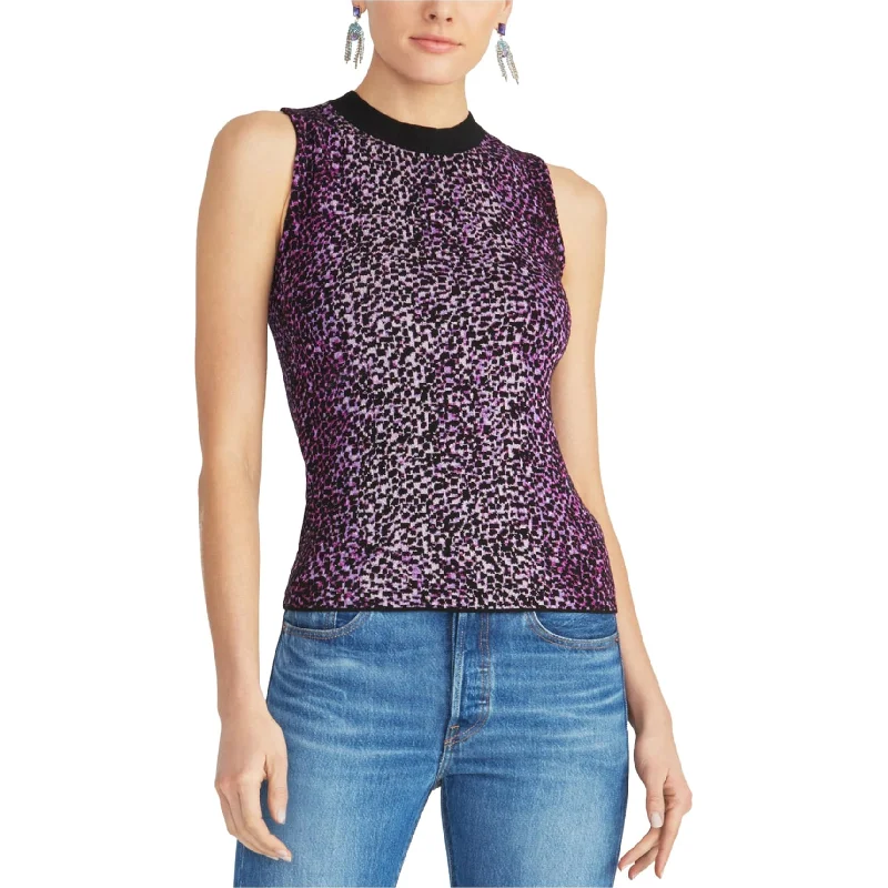 Rachel Roy Womens Criss-Cross Back Tank Top, Purple, Medium Modern Women's Tech